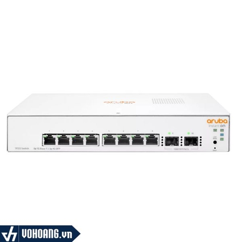 Aruba Instant On 1930 8G 2SFP Switch - JL680A | Switch Quản Lý Gigabit 8 Cổng Với 2 Cổng SFP+