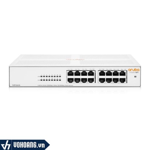 Aruba Instant On 1430 16G - R8R47A | Switch Gigabit 16 Cổng Cho Doanh Nghiệp Cắm Và Chạy