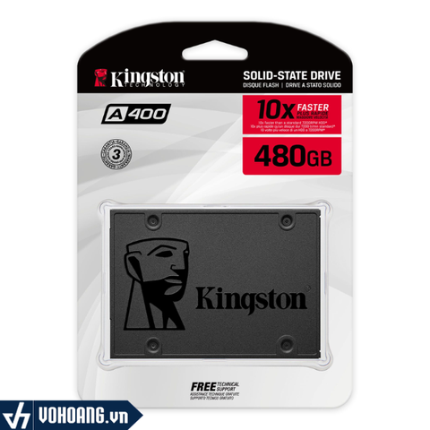 Kingston SA400S37/480GB | Ổ Cứng SSD 480GB Chính Hãng Chất Lượng Cao
