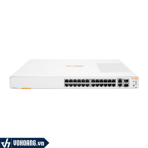 Aruba Instant On 1960 24G 2XGT 2SFP+ Managed Switch - JL806A | 24 Cổng Gigabit Với 2 Cổng XGT Và 2 Cổng SFP