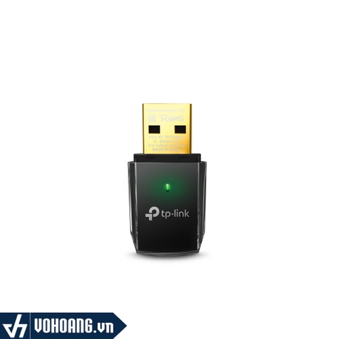 Tp-Link Archer T2U | USB Thu Wi-Fi Băng Tần Kép AC600 Cho PC/LapTop | Hàng Chính Hãng