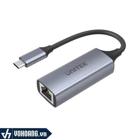 Unitek U1312 | Cáp Chuyển Đổi Từ USB Type C Ra LAN Gigabit 5Gbps