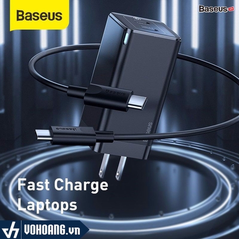 Baseus LV817-AC-US-BK | Cốc Sạc Nhanh 45W GaN2 Hỗ Trợ Tiêu Chuẩn PD & Quick Charg 4.0