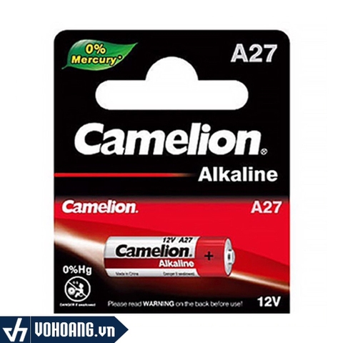 Camelion A27 | Pin Alkaline 12V Dành Cho Remote Điều Khiển | Phân Phối Chính Hãng