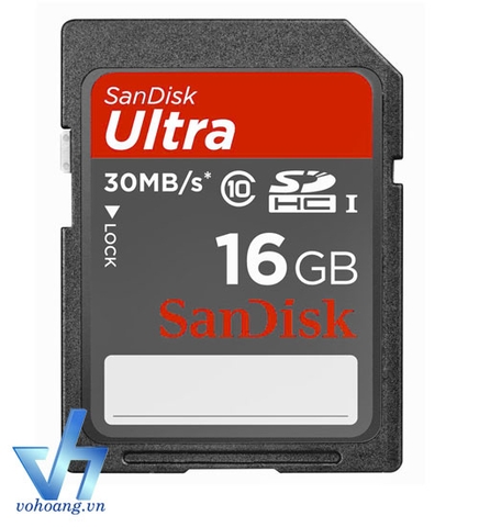 SDHC Sandisk Ultra 16GB Class 10