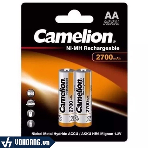 Camelion 2.700mAh | Pin Sạc AA Nikel Metal Hydride Chất Lượng Cao | Phân Phối Chính Hãng