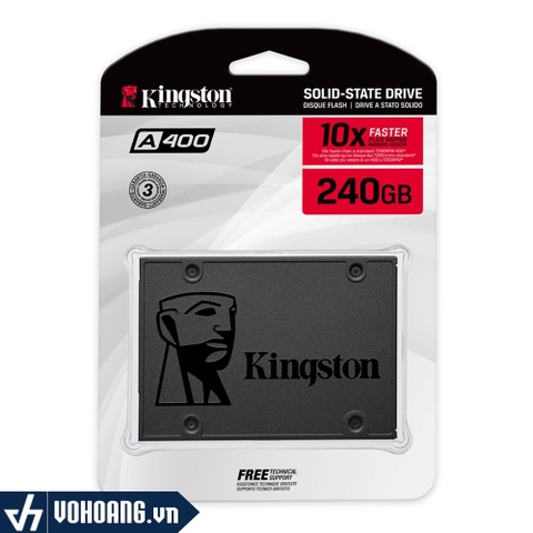 Kingston SA400S37/240GB | Ổ Cứng SSD 240GB Chính Hãng Chất Lượng Cao