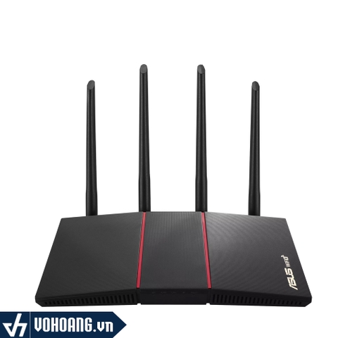 Asus RT-AX55 | Router Wi-Fi 6 Thế Hệ Mới Băng Thông 80 MHz Chuẩn AX1800 | Hàng Chính Hãng