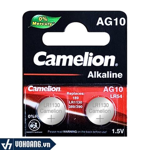 Camelion AG10/LR54 | Pin Cúc Áo Chính Hãng Liên Doanh Trung-Đức | Phân Phối Chính Hãng