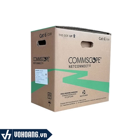 COMMSCOPE 1427254-6 | Cáp Mạng CAT.6 U/UTP 23 AWG, Solid, Vỏ Xanh Dương 305M