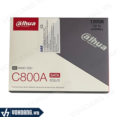 Dahua C800A | Ổ Cứng 3D NAND SSD Gắn Trong 120GB 2.5'' SATA3 Tốc Độ Cao | Hàng Chính Hãng
