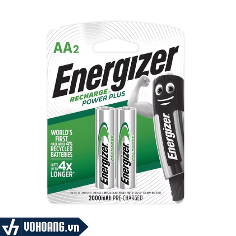 Pin Sạc Energizer AA 2.000mAh Chính Hãng