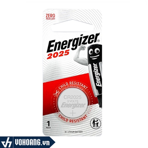 Energizer Cr2025 | Pin Cúc Áo Lithium Chất Lượng Cao | Phân Phối Chính Hãng
