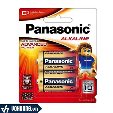 Panasonic LR14T/2B-V | Pin C ( Pin trung ) Alkaline Chất Lượng Cao | Phân Phối Chính Hãng