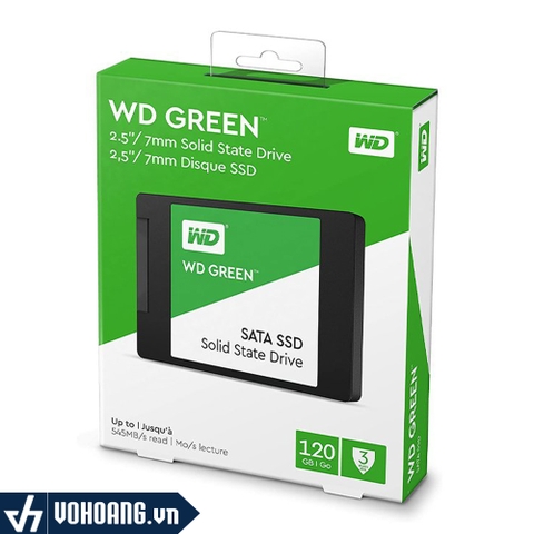 Western Digital WDS120G2G0A | Ổ Cứng SSD WD Green Dung Lượng 120GB | Hàng Chính Hãng
