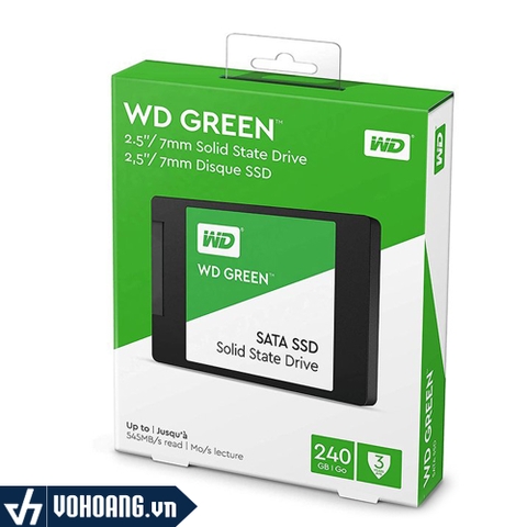 Western Digital WDS240G2G0A | Ổ Cứng SSD SW Green 240GB Chính Hãng - Giá Tốt
