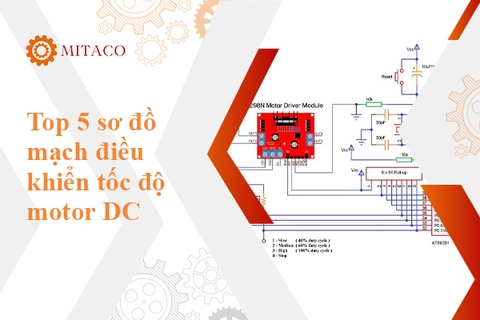 Top 5 sơ đồ mạch điều khiển tốc độ motor DC phổ biến 2022