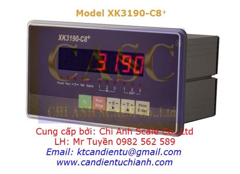 Đầu cân XK3190-C8+ hãng sản xuất Yaohua