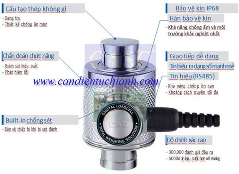 Cảm biến tải WBK-D kỹ thuật số CAS