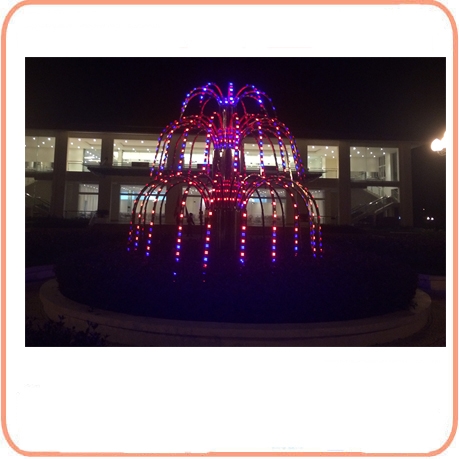 Đài phun nước Led màu 3 tầng