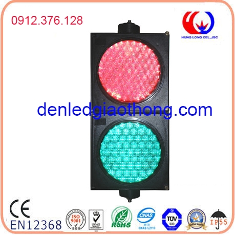 Đèn 2 màu D300 Xanh, Đỏ