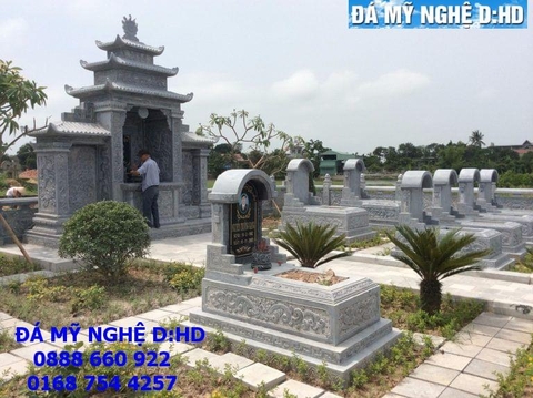 Mộ đá khối Ninh Bình đẹp