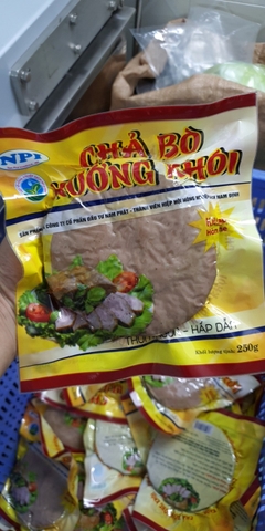 Chả bò nướng khói Chả bò nướng khói