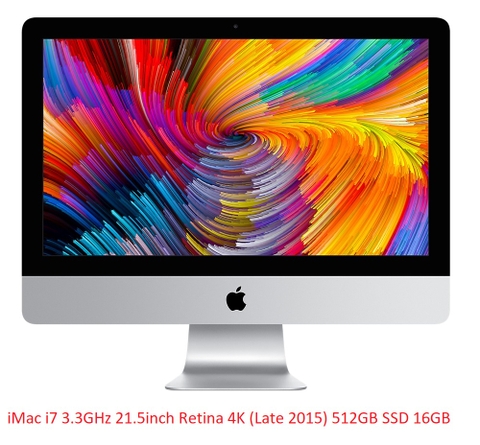 iMac i7 3.3GHz 21.5inch Retina 4K (Late 2015) 512GB SSD 16GB