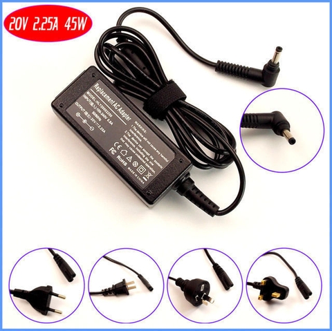 Sạc laptop lenovo 20v 2.25a chân nhỏ