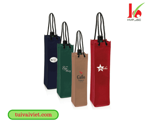 túi vải đựng rượu loại đơn