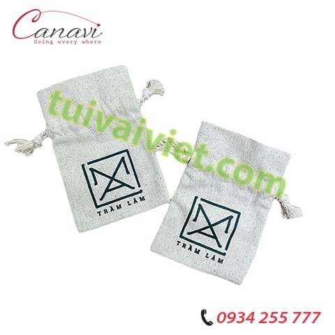 Túi Vải Canvas dây rút 09