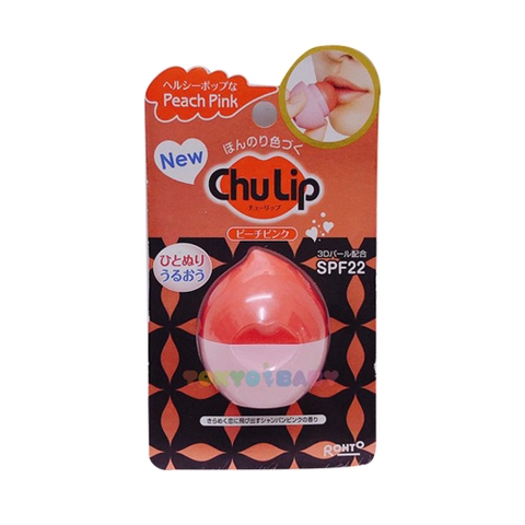 Son dưỡng Chulip môi hình trứng Peach Pink