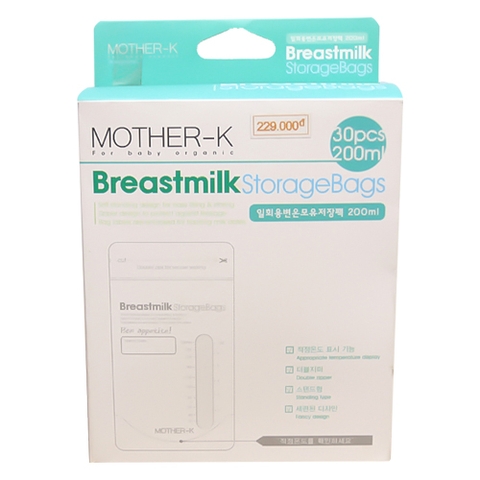 Túi trữ sữa cảm ứng nhiệt MotherK (30c)