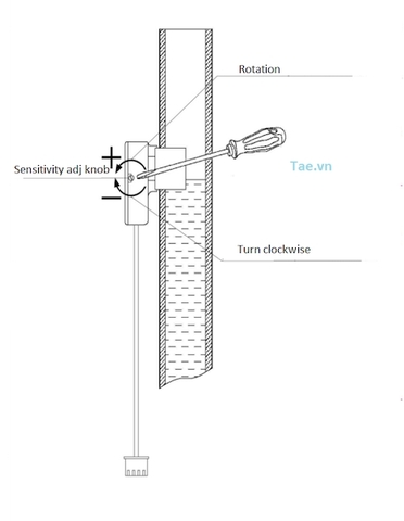 Cảm Biến Chất Lỏng Không Tiếp Xúc Đầu Chữ T