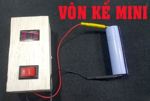 Combo Vôn Kế Mini Đơn Giản