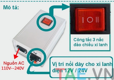 Mạch Đảo Chiều Xi Lanh Điện 220V