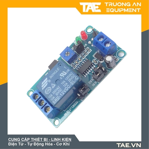 Mạch Kích Tạo Trễ Đóng Ngắt Relay 0.13 - 3700 Giây