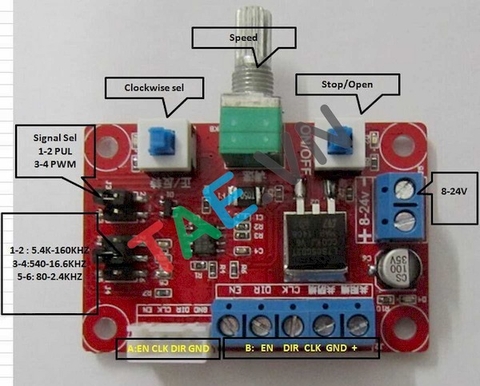 Mạch Tạo Xung Điều Khiển Động Cơ Bước MKS OSC V1