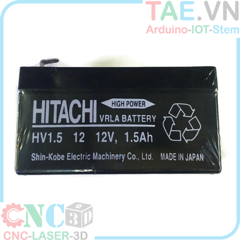 Bình Ắc Quy Hitachi 12V - 1.5Ah - HV1.5