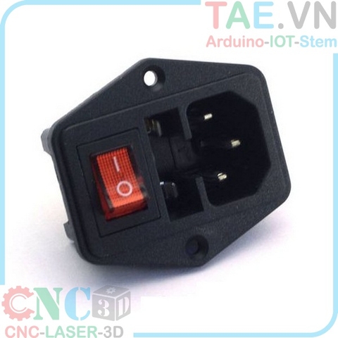 Socket Nguồn Có Cầu Chì Công Tắc