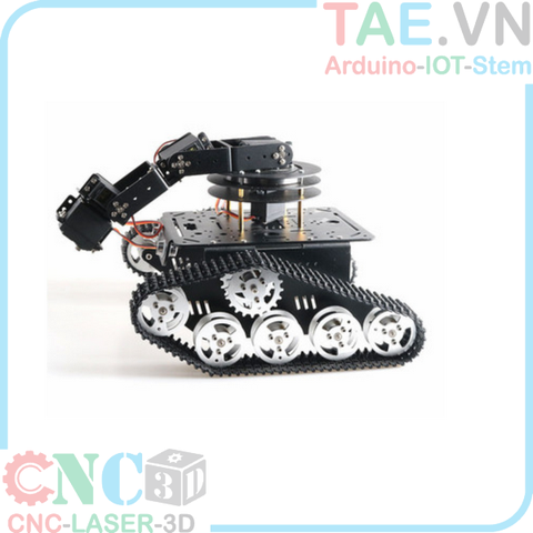 Khung Robot Tank và Cánh Tay Robot 4 Bậc DIY