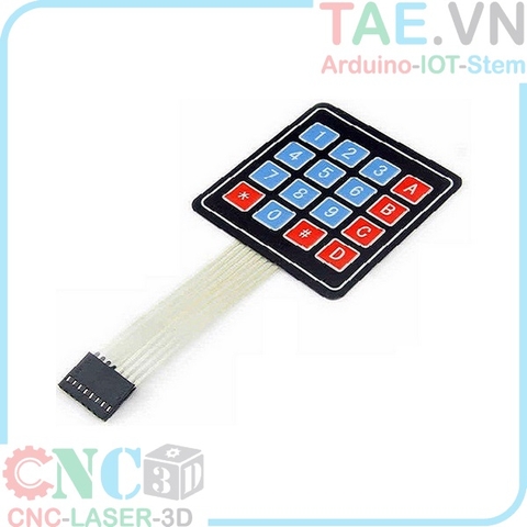 Ma Trận Nút Nhấn 4x4 Nhựa (Keypad Matrix 4x4)