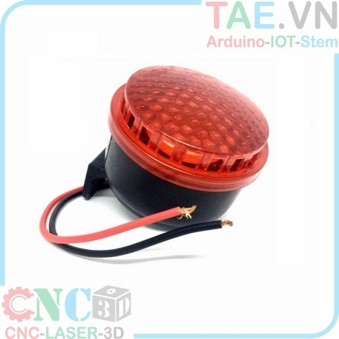 Còi Báo Động Có Đèn 12V