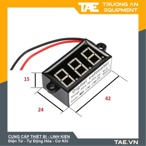 Đồng Hồ Đo Điện Áp DC 2 Dây Chống Nước