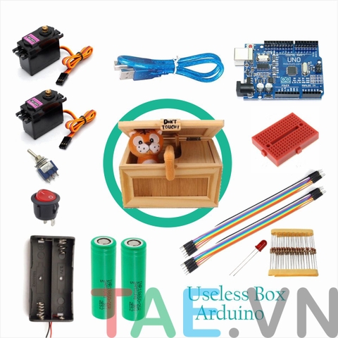 Bộ Chế Hộp Vô Dụng Arduino (UselessBox)