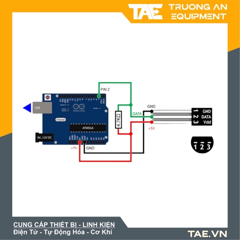 IC Cảm Biến Nhiệt Độ DS18B20