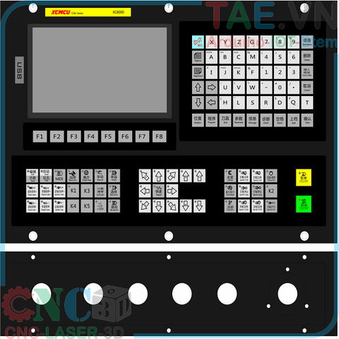 Bộ Điều Khiển Máy CNC XCMCU - XC809DD