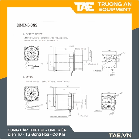 Động Cơ Giảm Tốc AC SPG 40W LikeNew