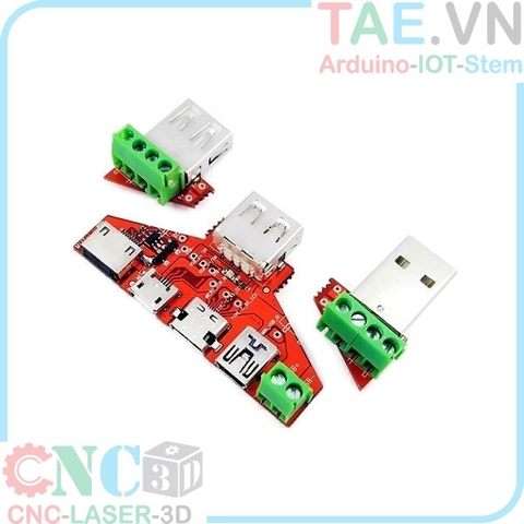 Mạch Chuyển Đổi Cổng USB sang Type C - Lightning - Micro USB - Mini USB - Domino