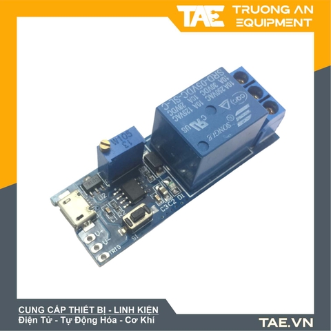 Mạch Tạo Trễ Kích Relay 0 - 24s Bằng Nút Nhấn